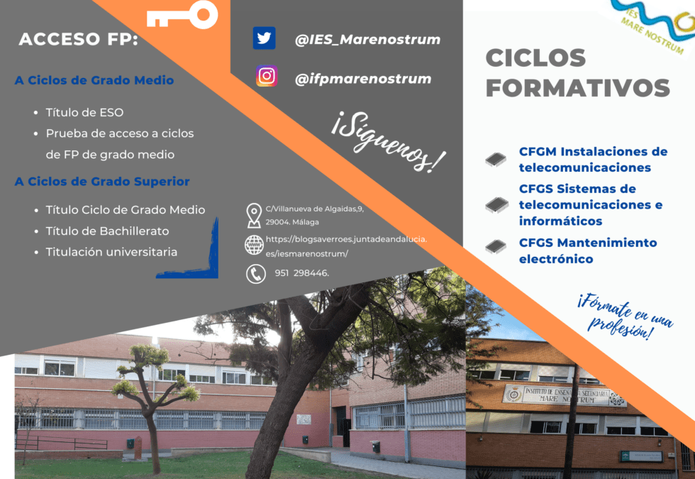 Información ciclos formativos de Electrónica